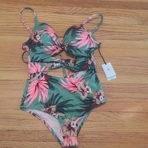 Adorable bathing suit sand and shore